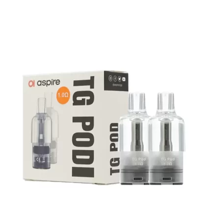 Aspire Cyber G Replacement TG Mesh Pods 0.8/1.0Ω 2ml - Vape Product, Vape Product; 0.8ohm, 1.0ohm (B54DDE)
