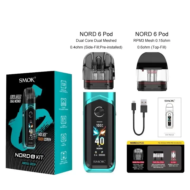 SMOK NORD 6 80W Pod Kit - Eightvape - Image 3