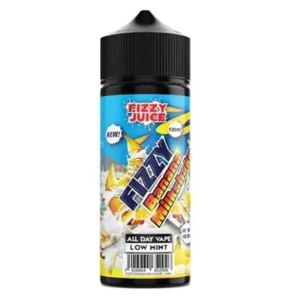 Fizzy E-liquid Banana Milkshake 120ml Shortfill