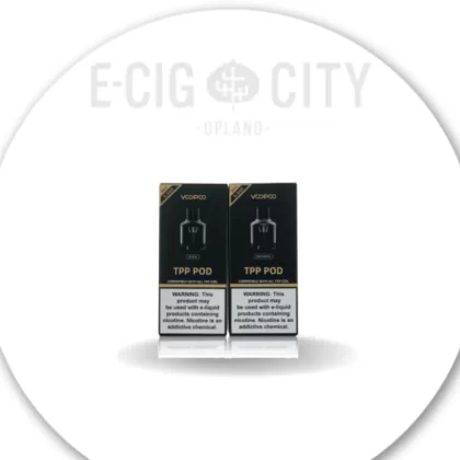 VOOPOO TPP Replacement Pod - 2 Pack - Black, 2 Pack - Gunmetal