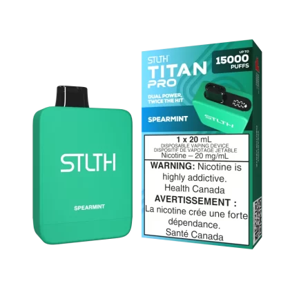 STLTH TITAN PRO - Spearmint - 20 mg/mL (wholeseller) - Excise ON, 20 mg/mL - ON (C856C5)