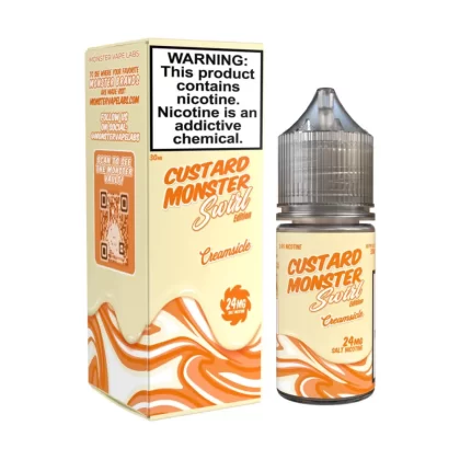Custard Monster Swirl Edition - Creamsicle - Nicotine Salt 30ML E-Liquid - 48MG