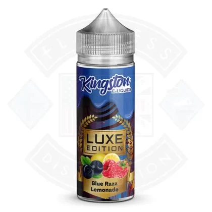 Kingston Luxe Edition – Blue Razz lemonade 0mg 100ml 70/30 Shortfill