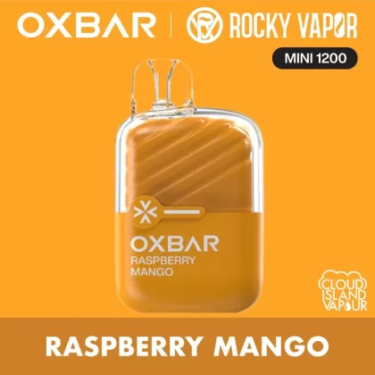 Rocky Vapor Oxbar Mini 1200 Disposable Vape – Raspberry Mango