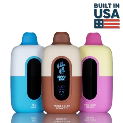 Hidden Hills x Fifty Bar 20k 20000 Puffs Disposable Vape - 16ML - Yeti Mint
