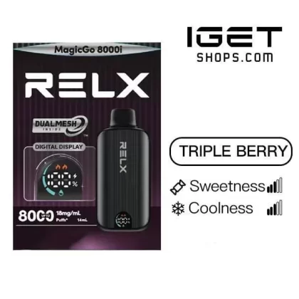 Relx Magicgo i8000 Triple Berry - Ozvapeone