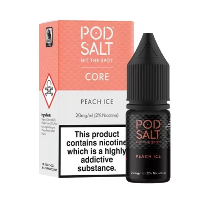 Peach Ice Nicotine Salt by Pod Salt Core