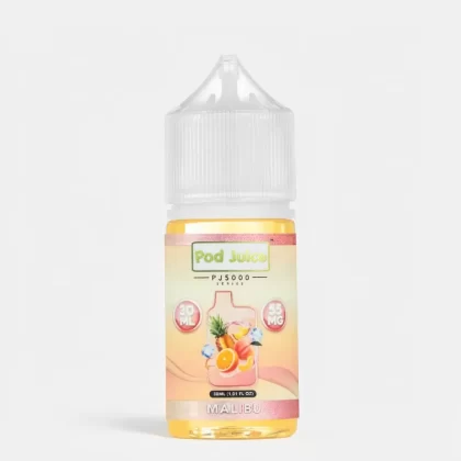 Pod Juice PJ5000 – Malibu 30mL Salt Nicotine Vape Juice - Vape Product, Vape Product (D20A7A)