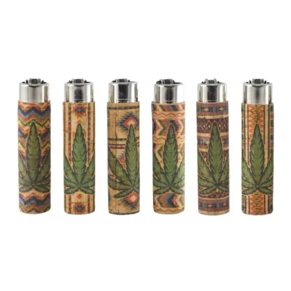 Cork Clipper Lighter - Design#Raw>Leaves