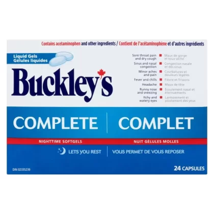Buckley’s Liquid Gels Complete, 24-Pack