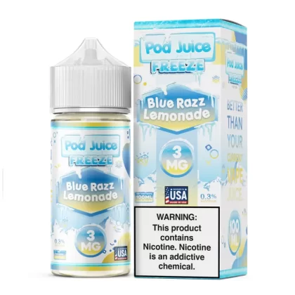 Pod Juice FREEZE - Blue Razz Lemonade - 100ML E-Liquid - 6MG