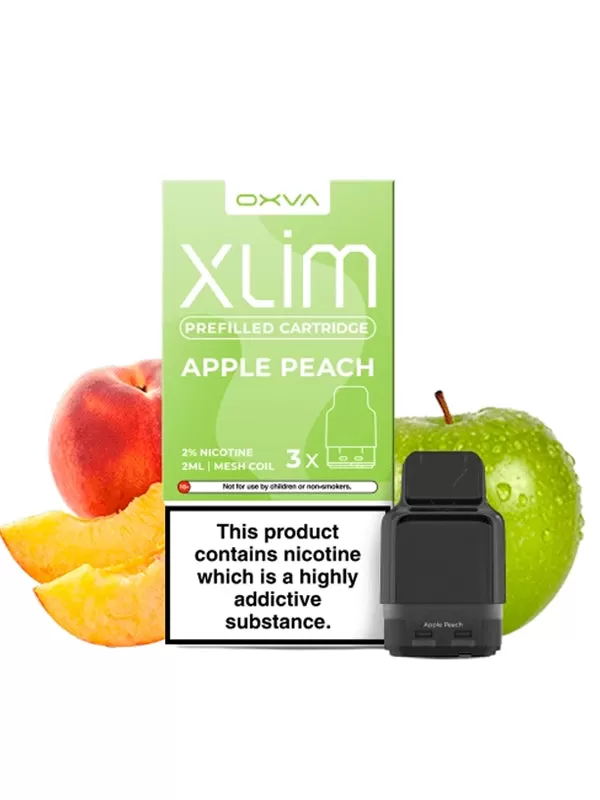 Oxva Xlim Prefilled E-Liquid Pod Cartridges - Apple Peach
