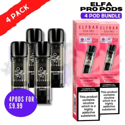 Watermelon Cherry ELFA Pro Pods – Pack Of 4 PODS
