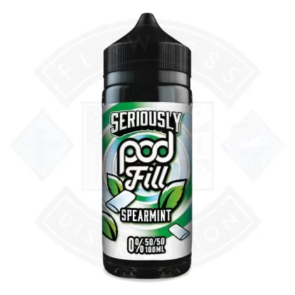 Doozy Vape Seriously Pod Fill – Spearmint 0mg 100ml Shortfill