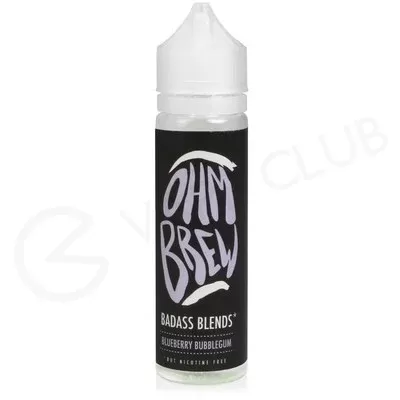 Blueberry Bubblegum Shortfill E-liquid by Ohm Brew Badass Blends 50ml