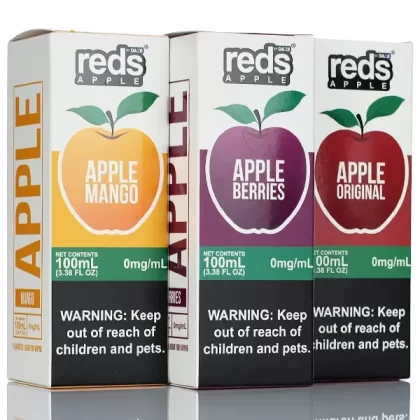 7 Daze Reds Apple - No Nicotine Vape Juice - 100ml - Reds Apple Grape
