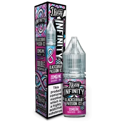 DOOZY INFINITY BLACKCURRANT PASSION ICE 10ML NIC SALT E-LIQUID