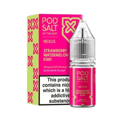 Pod Salt Nexus Strawberry Watermelon Kiwi Nic Salt - 20mg - Vape Product