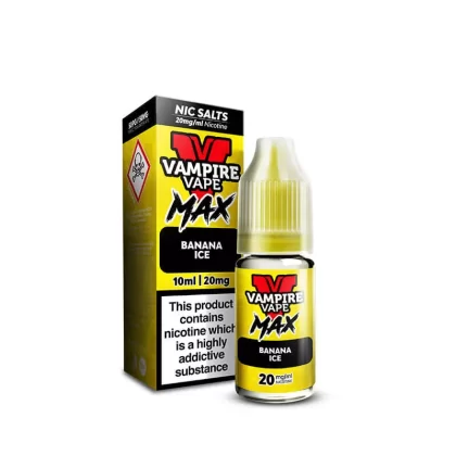 Vampire Vape MAX Banana Ice Nic Salt E-Liquid 10ml - 10mg