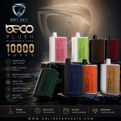 Vaptio - Beco Plush Disposable Vape (10,000 Puffs) - Mango Ice / 20 mg