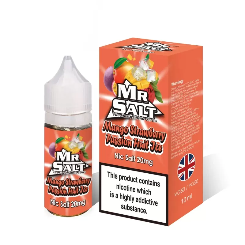 Mr. Salt Eliquid 10ml - Box of 5 - Blackcurrant Ice / 20MG - Image 3