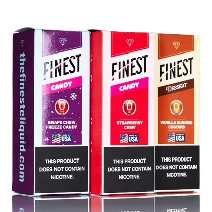 Finest E-Liquid - No Nicotine Vape Juice - 100mL - Strawberry Kiwi
