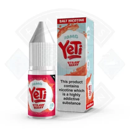 Yeti Salt – Strawberry 10ml E Liquid