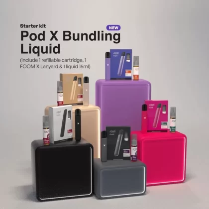 FOOM POD X BUNDLING LIQUID 15ML - Vaporizerjakarta