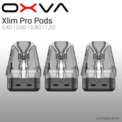 OXVA Xlim Pro Pods (3er Pack) – 0,4Ω | 0,6Ω | 0,8Ω | 1,2Ω - Pod Kit; Vape Product, Vape Product (041B1A)