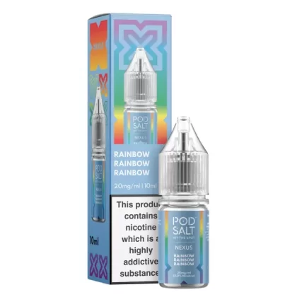 Rainbow – Pod Salt Nicotine Salt E Liquid – 10ml – TPD - Vapestorm Co