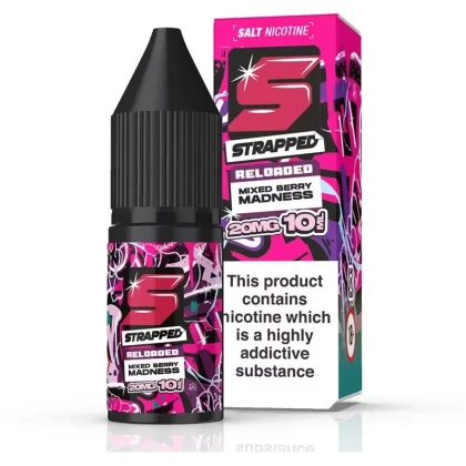 Mixed Berry Madness By Strapped Reloaded Salts 10ml - Nicotine Strength#20mg (Salt)>10mg (Salt)>5mg (Salt) (FE34D8)