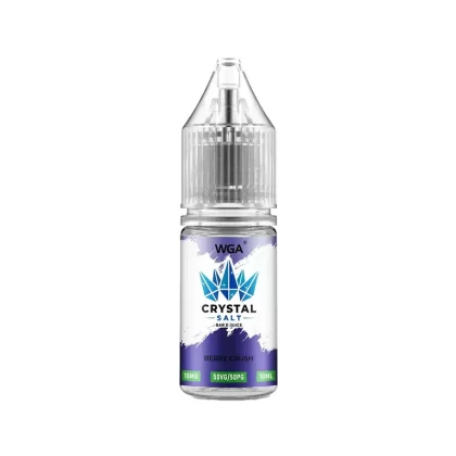 WGA Crystal Berry Crush Saltnic Vape Juice - 10 Pack - 10mg