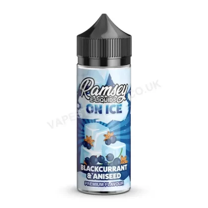 Ramsey On Ice Blackcurrant & Aniseed E-Liquid Shortfill - Vapestreams Co