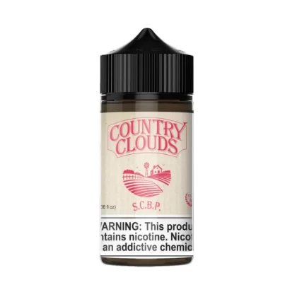 Country Clouds - Strawberry Corn Bread Puddin' - 100ML E-Liquid - 0MG