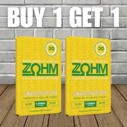 B1G1 Zohm 7-Hydroxymitragynine Sublingual Strips 24mg