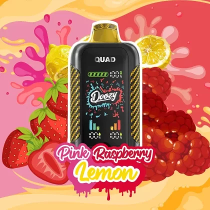 DOOZY QUAD Disposable Vape – Pink Lemon & Raspberry Lemon