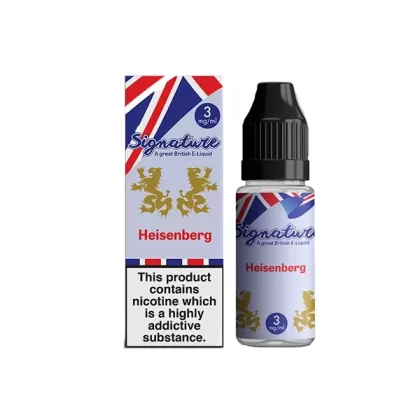 Signature Vapours Signature Heisenberg E Liquid 10ml - Nicotine Strength#18mg (D36A14)