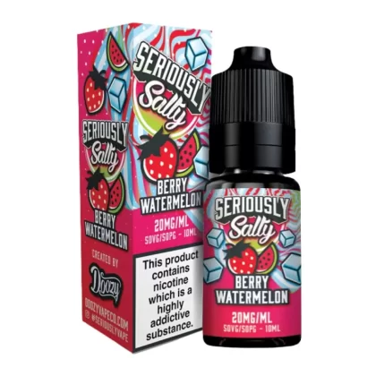 Berry Watermelon Nic Salt E-Liquid Seriously Salty Series by Doozy Vape Co (10ml) - 5mg