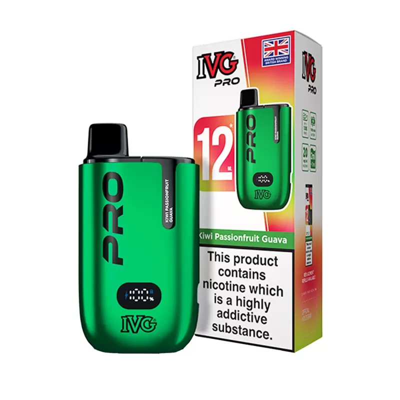 IVG Pro 12 Vape Kit - Strawberry Kiwi - Image 2