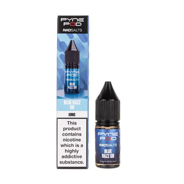 Blue Razz GB Nic Salt E-Liquid by Pyne Pod - 10mg