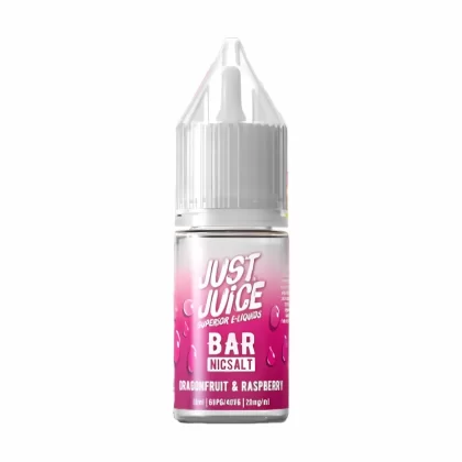 Just Juice Bar Dragonfruit Raspberry Nic Salt Vape Juice- 10 Pack - Strength 10mg