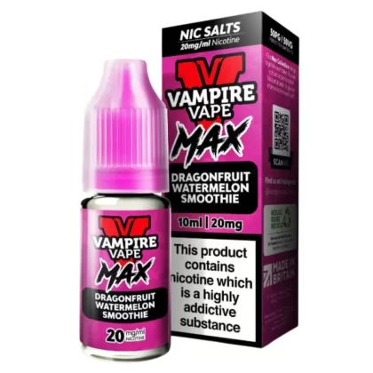 Dragonfruit Watermelon VV Max Nic Salt E-Liquid by Vampire Vape (10ml)