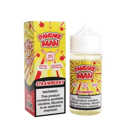 PANCAKE MAN - Strawberry - 100ML E-Liquid - 0MG