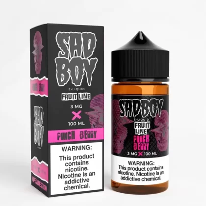 Punch Berry – Sadboy – 100mL: Sweet Berry Punch Vape Juice
