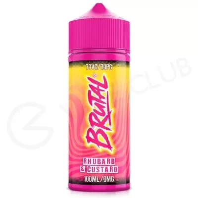 Rhubarb & Custard Shortfill E-Liquid by Brutal 100ml