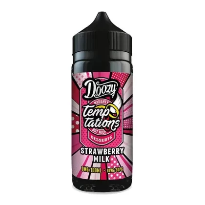 DOOZY TEMPTATIONS STRAWBERRY MILK 100ML SHORTFILL E-LIQUID