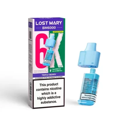Lost Mary BM6000 Prefilled Pod Triple Berry - Ejuicewarehouse