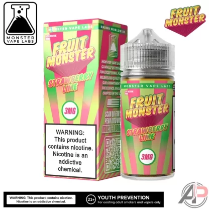 Strawberry Lime E-Liquid By Fruit Monster Vape Labs 100mL - Vape Product, Vape Product (B975F2)