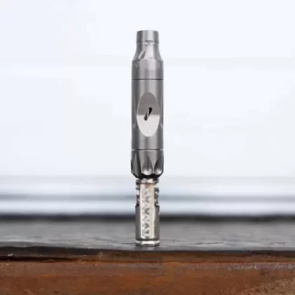 VonG (i): Titanium – Portable Vaporizer - DynaVap / hybrid / on-demand / direct (mouthpiece) / concentrates / dry herbs / titanium / manual / no need to charge / no battery / normal (under 60 s) / not