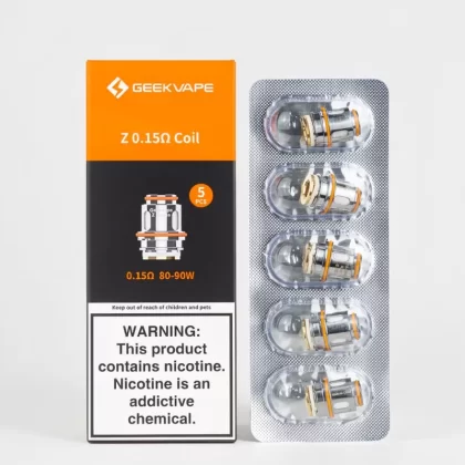 Geekvape Z Series Mesh Coils Plug-and-Play - Vape Product, Z0.25 Dual Coil (45–57W)